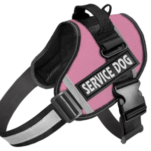 Keep your service dog safe and secure with this harness, plus comes in awesome colors.